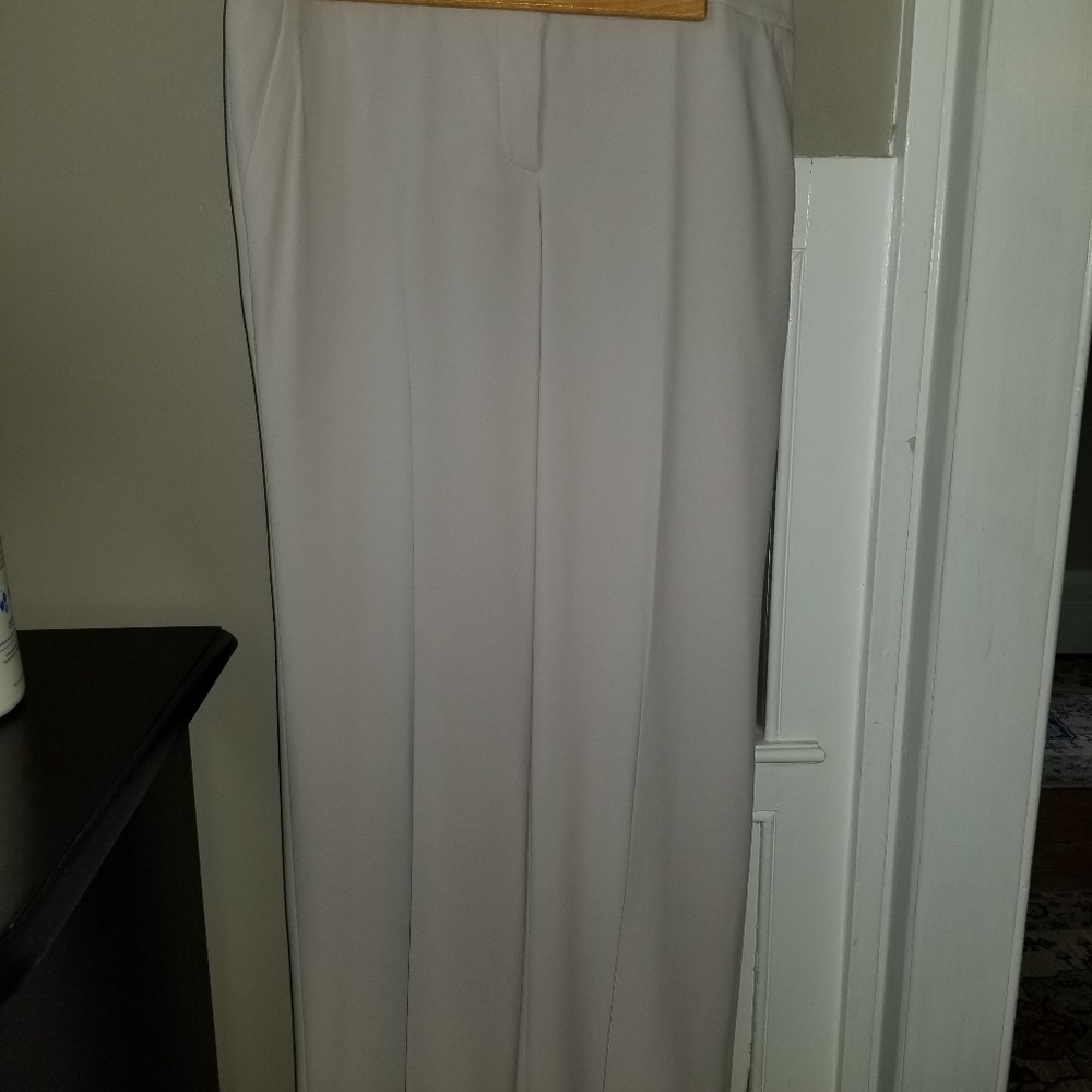 Talbots cream straight leg pants - lined